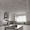 Ekena Millwork 638W x 638H x 58T Large Fowler Decorative Fretwork Ceiling Panels in Architectural Grade PVC CELP60X6002FLR - alternate 8